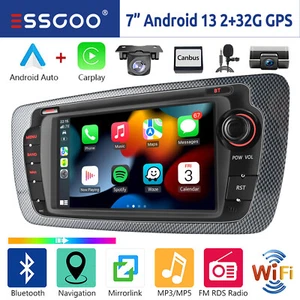 DVR Autoradio 32G Android 14 Carplay Navi RDS Kam Für Seat Ibiza IV 6J 2009-2013 - Bild 1 von 15