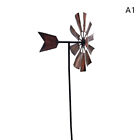 Iron Rotating Windmill Wind Spinner Landscape Ornament For Outdoor Courtyard