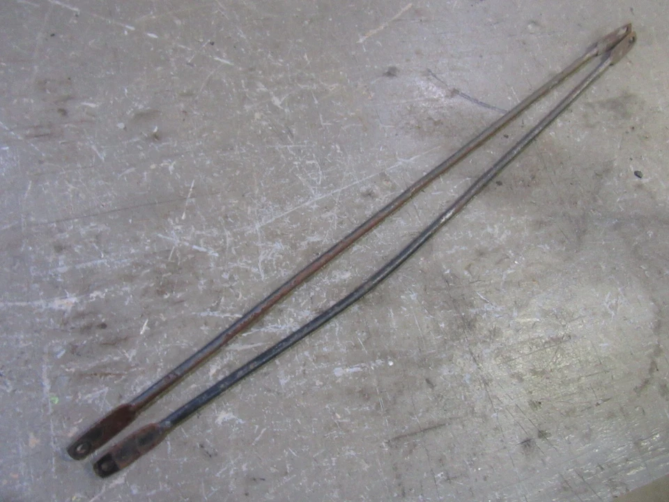 1983 Pontiac Bonneville front under hood fender core support rod bars 33 1/4" - Image 1 of 3