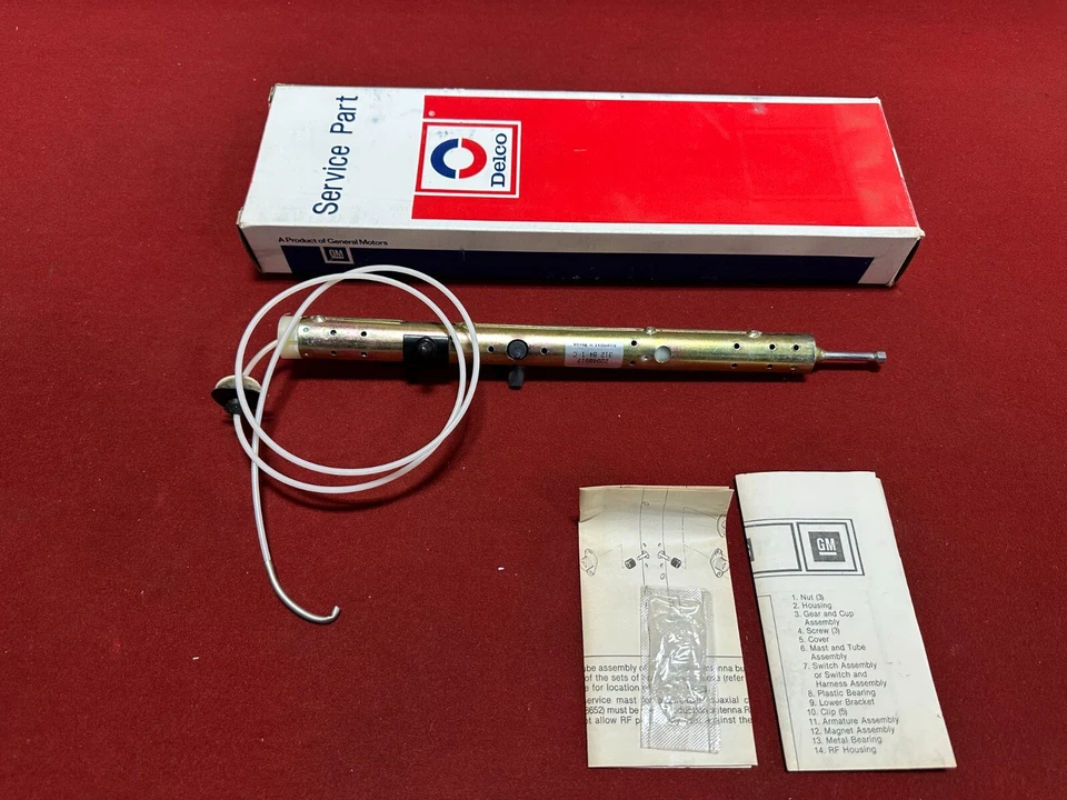 NOS 83-84 PONTIAC 6000 BUICK ELECTRA ANTENA ALIMENTACIÓN TUBO MÁSTIL GM 22062593 Foto 1 de 2