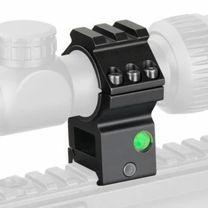 Hunting Rifle Scope Mount 25.4/30mm Ring with Bubble Level Accessories - Picture 1 of 6