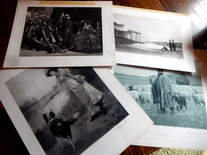 ENGRAVINGS - Antique four (4) - Gebbie & Co - D. Appleton NY - Picture 1 of 14