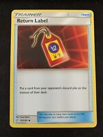 Return Label 153/181 Trainer Card Pokemon SM TEAM UP Single or Playset x4