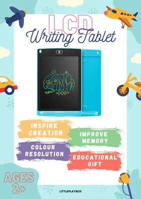 Electronic Digital LCD Writing Tablet Drawing Board Graphics Kids Gift Fun UK  - Image 1 of 4