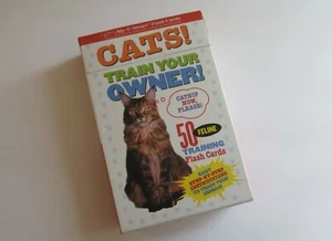 Cats Train Your Owner Flash Cards: Step-By-Step Instructions to Train Your Human - Imagen 1 de 4