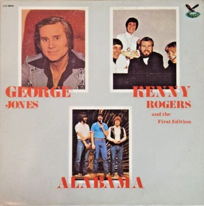 GEORGE JONES - ALABAMA - KENNY ROGERS AND THE FIRST EDITION 1982 Vinyl GT-0094 - Picture 1 of 3