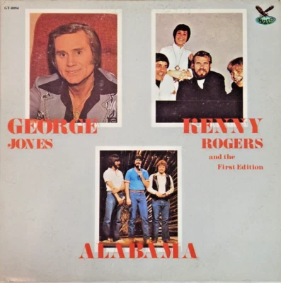 GEORGE JONES - ALABAMA - KENNY ROGERS AND THE FIRST EDITION  1982 Vinyl GT-0094 - Image 1 of 3