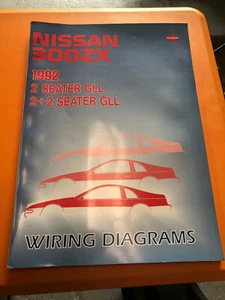 1992 Nissan 300ZX Hatchback Electrical Wiring Diagram Guide Manual 2+2 3.0L V6 - Picture 1 of 1