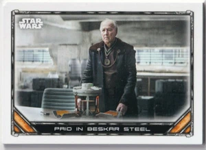 Topps Star Wars The Mandalorian Trading Cards Karte Nr. 22 Paid in Beskar Steel - Picture 1 of 2