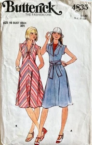 Butterick 1970s Pattern 4835 | Misses Retro A-line Tunic Dress | Size 10 - Picture 1 of 3