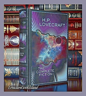 NEW Complete Fiction of H.P. Lovecraft Sealed Leather Collectible Hardcover Foto 1 de 4