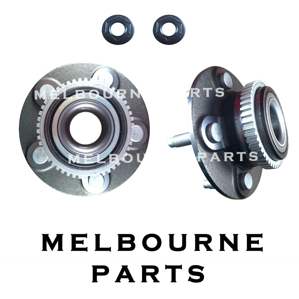 2 Ford Falcon Brand New Front Wheel Bearing Hubs AU BA BF & Territory +Nuts - image 1 of 1
