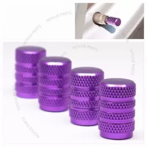 For Nissan Maxima Sentra Pathfinder Purple Valve Stem Cover Set of 4 universal - Picture 1 of 4