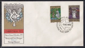 Australia Scott 582-3 FDC - Navidad 1973 - Imagen 1 de 1
