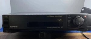 Sony SLV-750HF VCR VHS Reproductor Grabador HiFi Estéreo Sin Control Remoto Probado Funciona - Imagen 1 de 6