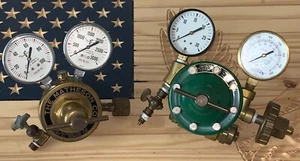 Set of 2 Oxy/Acetylene Valve Sets by Smith’s Welding Eq. & The Matheson Co. - Picture 1 of 23