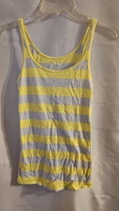 Old Navy Damen-Tanktop Größe Small gelb und grau gestreift - Bild 1 von 4