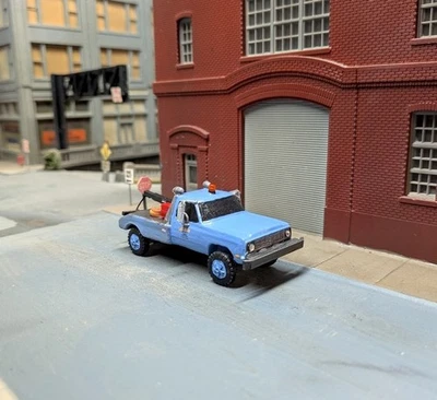 1/87 HO Scale Custom Built 1975 Dodge Tow Truck. 3D Printed Resin Model - Image 1 of 4