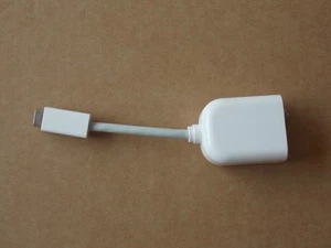 Genuine Apple Mini-DVI To Video Adapter - S-Video & Composite - M9319G/A - Afbeelding 1 van 4