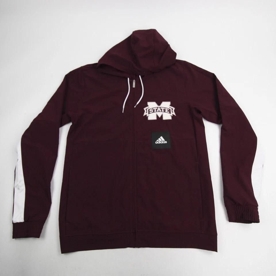 Mississippi State Bulldogs adidas Jacket Women's Maroon Used - Image 1 of 1