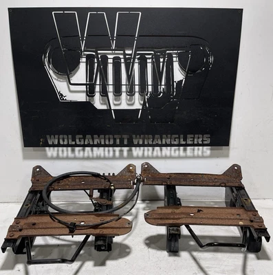 Soportes de asiento delantero deslizables e inclinables para conductor y pasajero 03-06 Jeep TJ Wrangler Foto 1 de 4