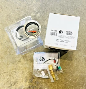 Auto Meter 880260 Officially Licensed Jeep Transmission Temperature Gauge 2-1/16 - Picture 1 of 4