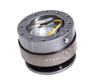 NRG Steering Wheel Quick Release Generation 2.0 Titanium Chrome Ring SRK-200GM - Picture 1 of 2