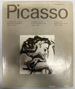 PABLO PICASSO Catalogue of Printed Graphic Work 1904-1967, Bloch (1968, HCDJ) GD - Picture 1 of 19