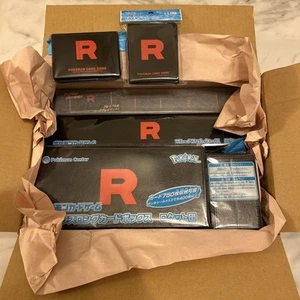 Pokémon Card Team Rocket’s Glory Booster Box Peripheral Goods only set of 6 - Picture 1 of 8