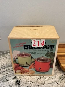 Vintage NOS Rival Crock-Pot langsamer elektrischer Steinzeugkocher 3 1/2 Quart Flamme 3100 - Bild 1 von 10