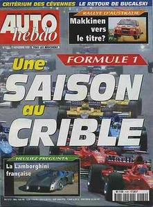 AUTO HEBDO Nr. 11162 11.11.1998 LOTUS ELISE SPORT RENAULT SPYDER HEULIEZ FRAGEN - Bild 1 von 1