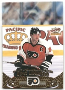 1997-98 PACIFIC INVINCIBLE OFF THE GLASS #14 ERIC LINDROS - Picture 1 of 2