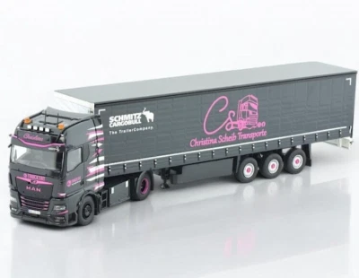 TEKNO B.V. Christina Scheib Transporte MAN TGX GX Gardinenplanenauflieger 3achs Tekno 86035