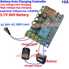 12V 24V 48V 10A Automatic Battery Charger Charging Controller Protection Board