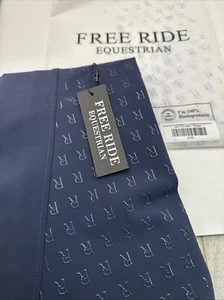 Free Ride Equestrian PRO 2.0 Emerald Full Seat Breeches Size 24. NEW - Picture 1 of 8