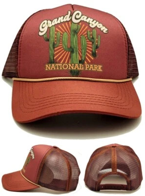 Grand Canyon новый национальный парк основа сетки коричневый эпохи бейсболки кепка - Изображение 1 из 4