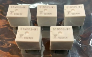 FUJITSU FBR51ND09-W1 COMPACT POWER RELAY, 35A @ 14V SWITCHING, 9V COIL, 5 PCS - Picture 1 of 4
