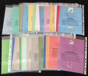 USA 1985/87 1st Day Used Sheet (Apx 66) Birds Bicycles Sheets BL1870 - Picture 1 of 13