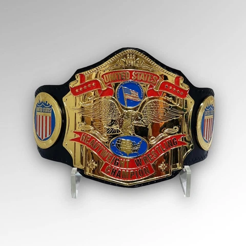 NWA United States Heavyweight Champion Replica Title Belt 4mm Zinc Adult Size Cover