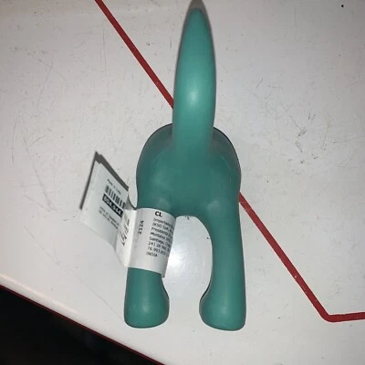 IKEA Bastis Dog Butt Tail Wall Hook Aqua Blue - Image 1 of 2