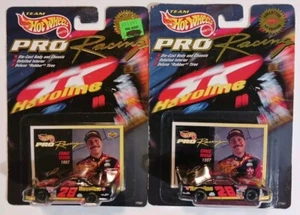 Pair HotWheels ProRacing 1997 1st Edition Ernie Irvan Havoline #28 Thunderbird  - Picture 1 of 5
