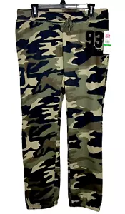 Nuevo ECKO UNLTD GRANDE VERDE CAMUFLAJE POLAR JOGGER 93 COMBATE ELÁSTICO NUEVO CON ETIQUETAS USPSGA - Imagen 1 de 9