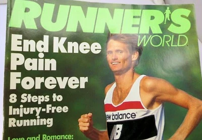 Runner's World  Magazine February 1990 "End Knee pain Forever" 8 Steps how to  - Image 1 of 4