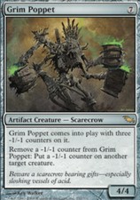 Grim Poppet - Shadowmoor - MP, English MTG Magic FLAT RATE SHIP