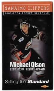 2003-04 Nanaimo Clippers BCHL Hockey Schedule !!! Cost Realty Group - Imagen 1 de 1