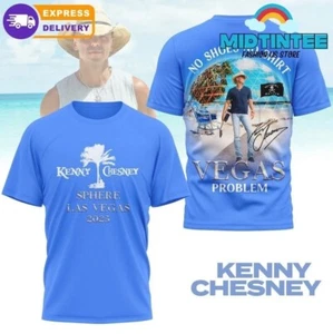 Camiseta Kenny Chesney Sphere Las Vegas 2025 3D todas las tallas - Imagen 1 de 2