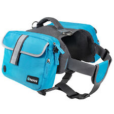Dog Backpack Saddlebag for Hiking Camping Training Harness Dog Vest Saddle Bag