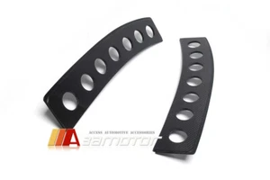 Carbon Fiber Rear Window Vents Trim Visor Set fits Mitsubishi Evolution X EVO 10 - Picture 1 of 3