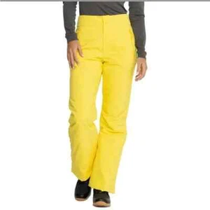 Halfdays Alessandra Ski Pant 20K Waterproof Lightning Yellow Womens M - Picture 1 of 7
