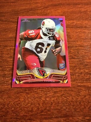 2013 Topps Chrome Pink Refractor #120 Jonathan Cooper Rookie Card #'d/399 - Image 1 of 2